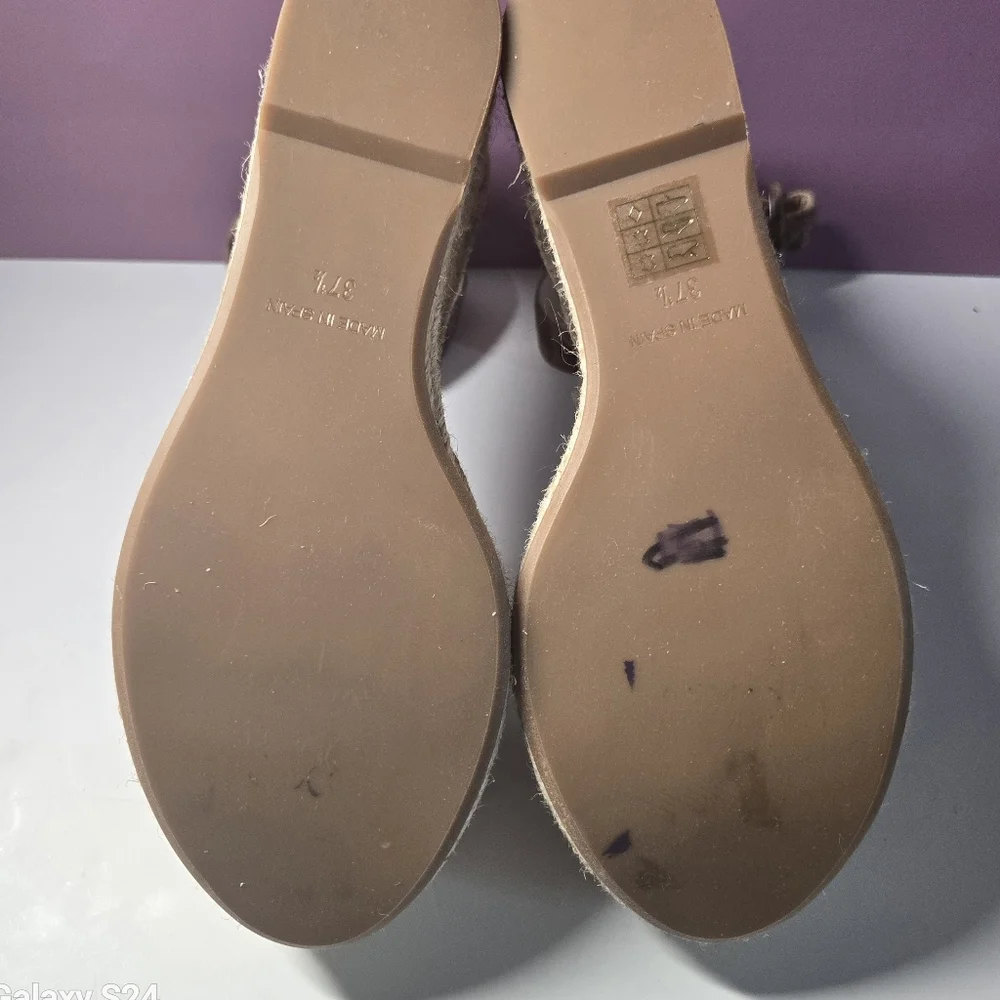 L'agence Elysee Espadrille Platform Sandals Cheetah